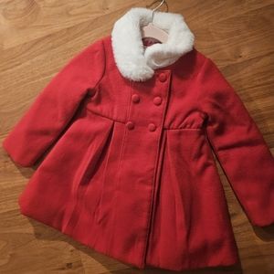 Max studio kids Coat- Red- 2T- girls Valentine's day Coat😍